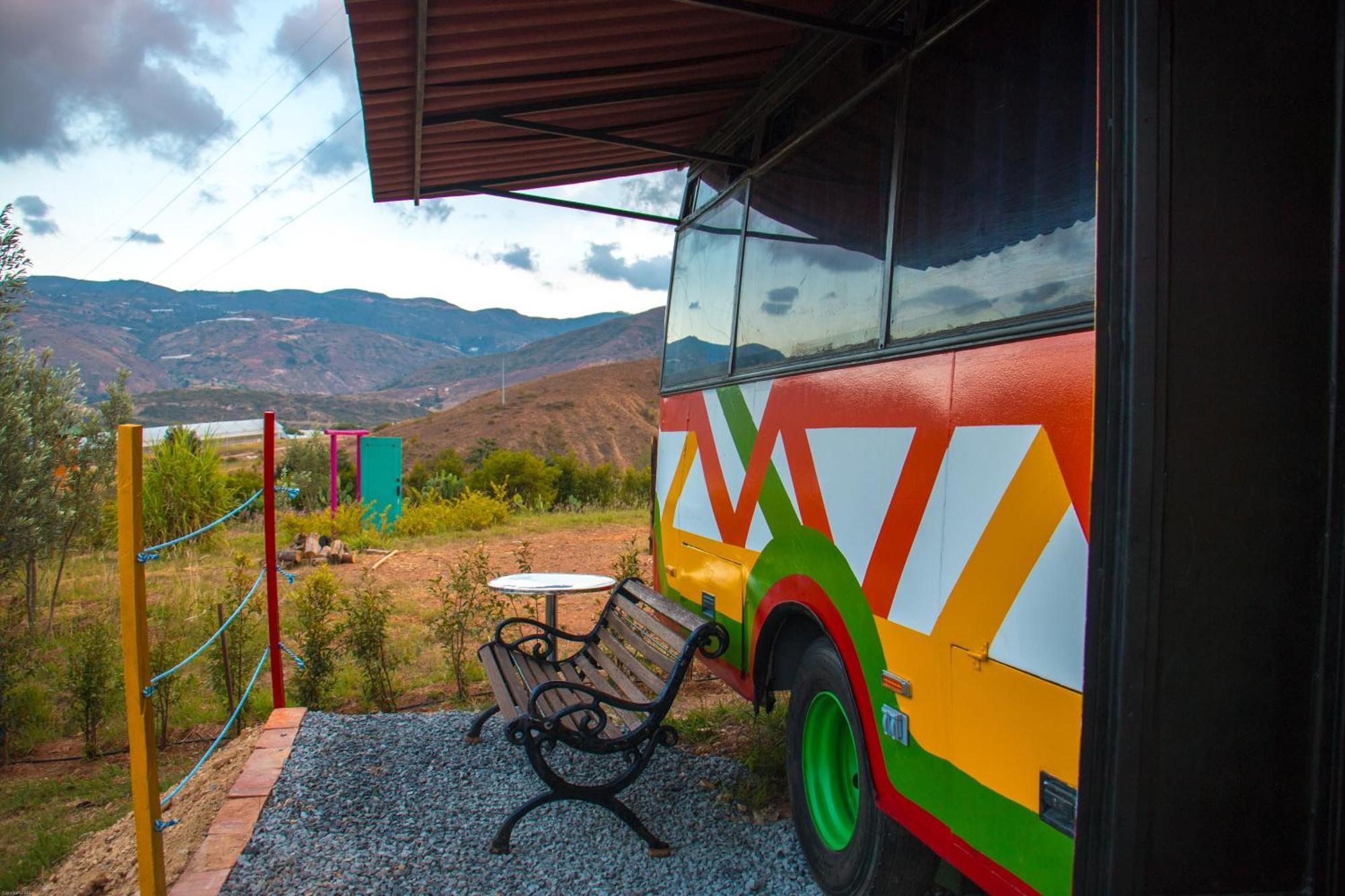 Los Nopales Glamping Sáchica Buitenkant foto